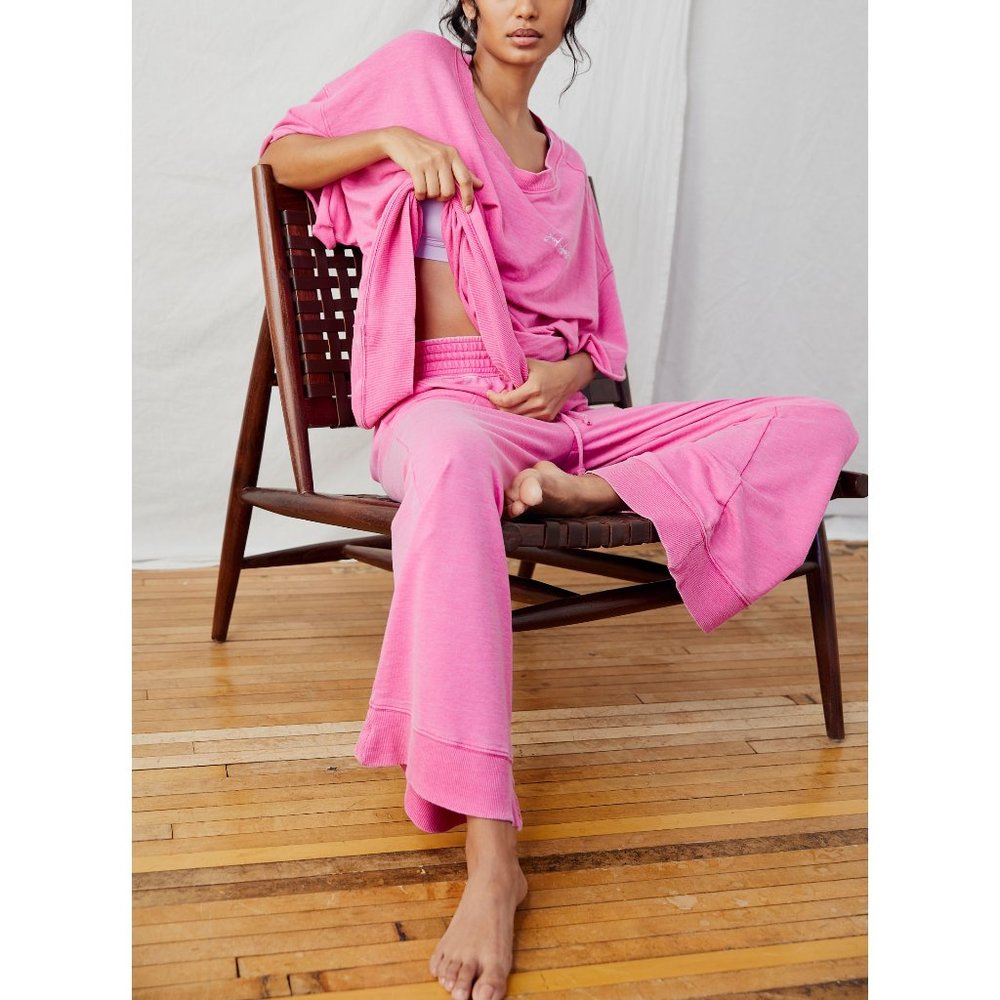 NWT Free People Cozy Cool Lounge Pant / Pink